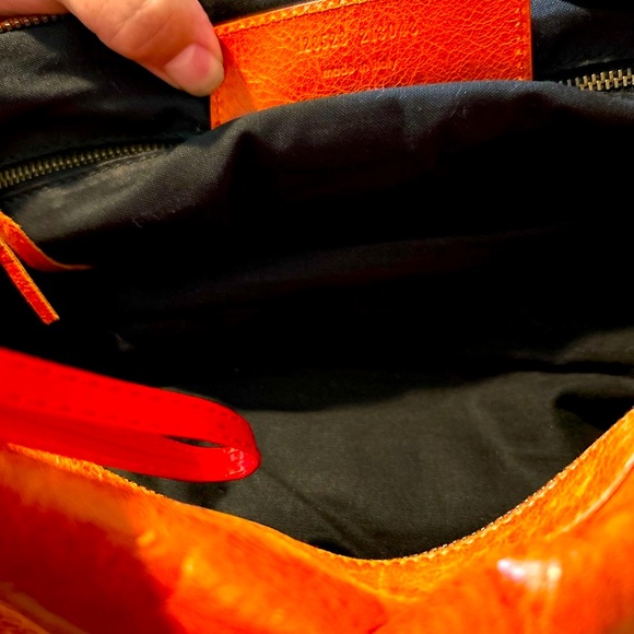 Balenciaga City Leather Satchel/Handbag with Studs - Picture 7 of 8